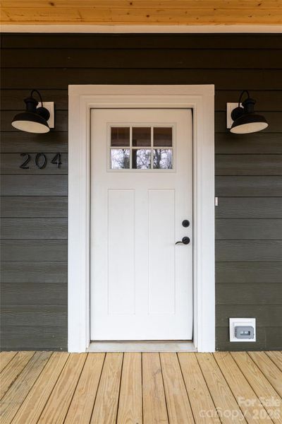 Exterior details and patio area of a home in , Fairview (Image 21).