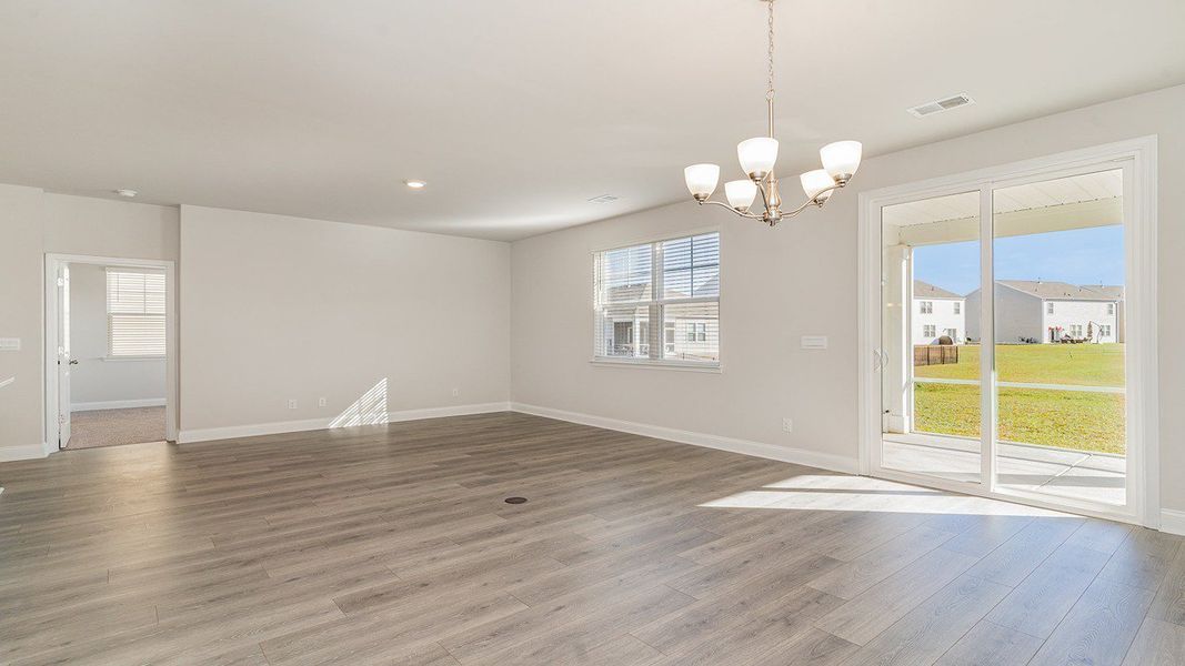 Representative unfurnished interior of a home built from the Belfort by D.R. Horton in Heron Pointe, Myrtle Beach (Image 22).