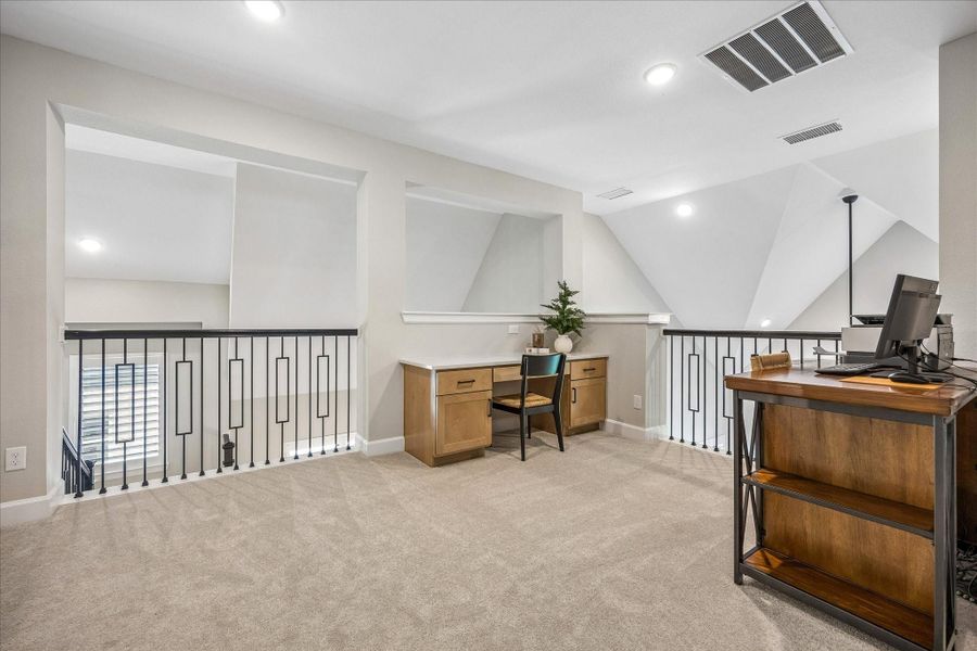 Furnished interior view inside a new home in Prairieland Village - Summit Collection, Cypress (Image 39).