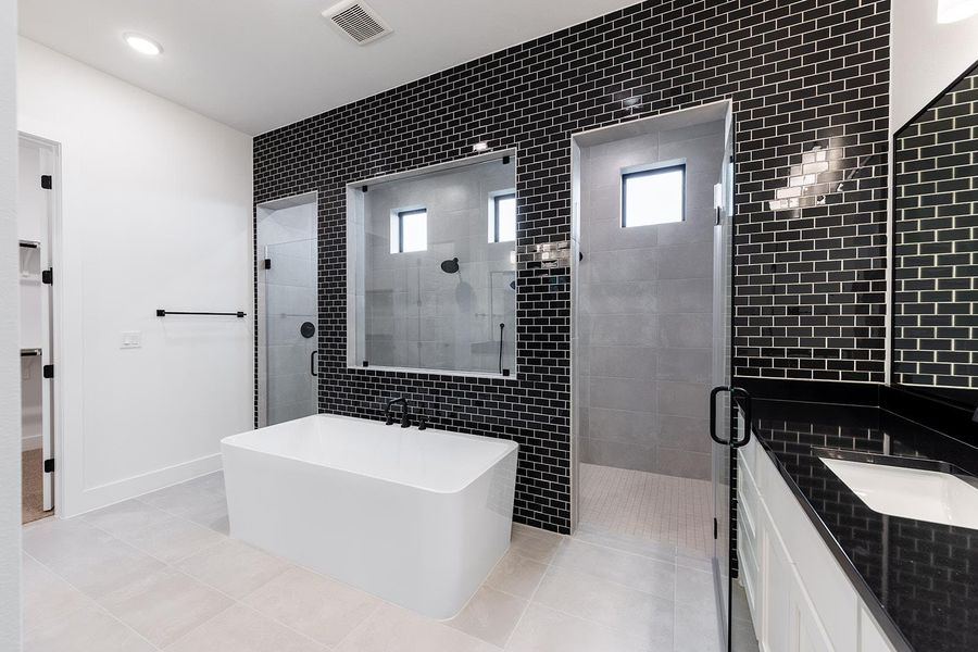 Furnished interior view inside a new home in The Hollows Sanctuary - 85', Jonestown (Image 10).