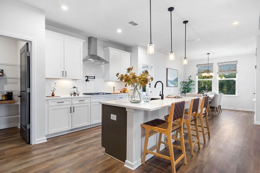 Representative furnished interior of a home built from the The Edison C by Davidson Homes LLC in Kelly Preserve, Loganville (Image 14).