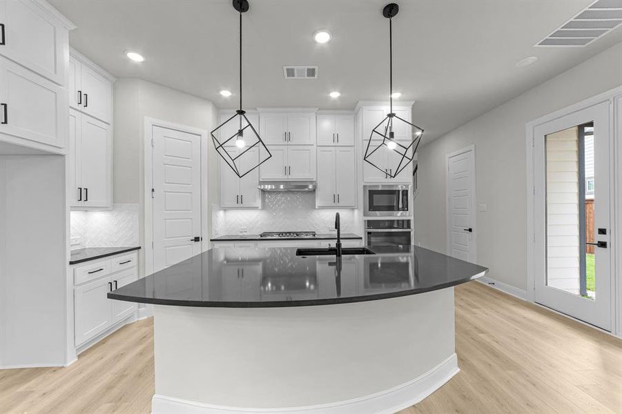 Furnished interior view inside a new home in Walsh Cottage, Fort Worth (Image 7). Furnished interior view inside a new home in Walsh Cottage, Fort Worth (Image 7).