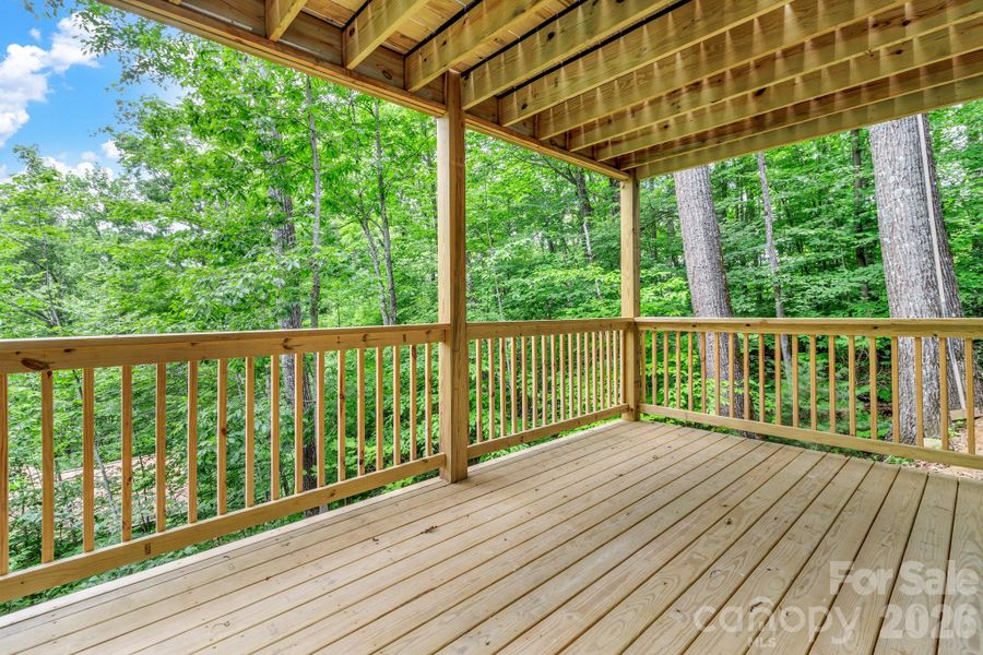 Exterior details and patio area of a home in , Maggie Valley (Image 21). Exterior details and patio area of a home in , Maggie Valley (Image 21).