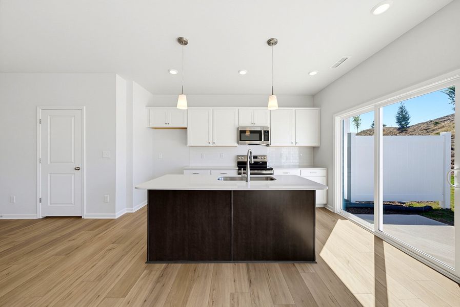 Furnished interior view inside a new home in Sweetbrier, Durham (Image 7).