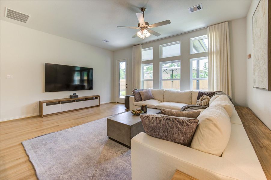 Furnished interior view inside a new home in , Houston (Image 16).