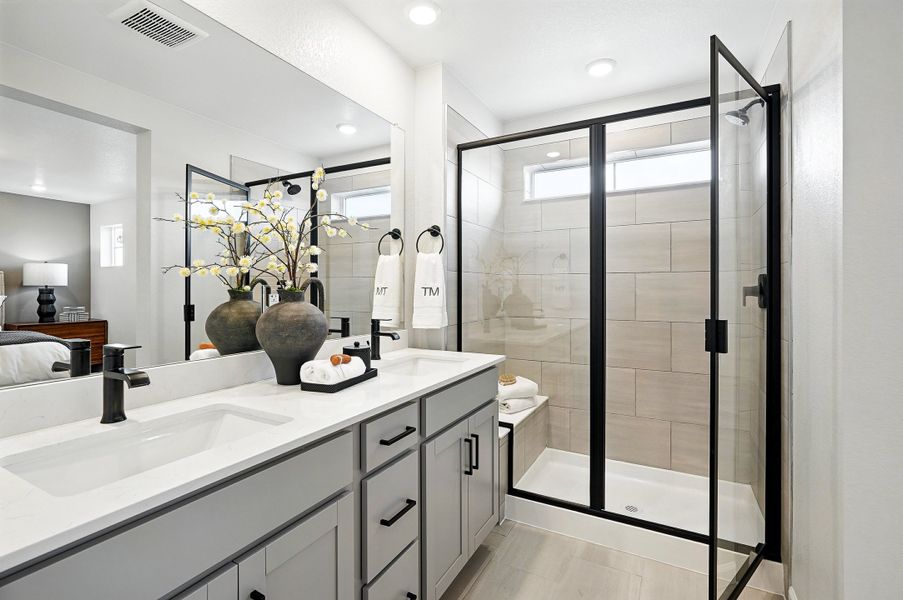 Representative furnished interior of a home built from the Stella Plus by Taylor Morrison in Parterre Horizon Collection, Thornton (Image 25).