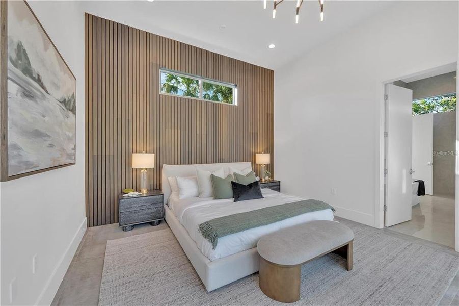 Furnished interior view inside a new home in , Sarasota (Image 13).