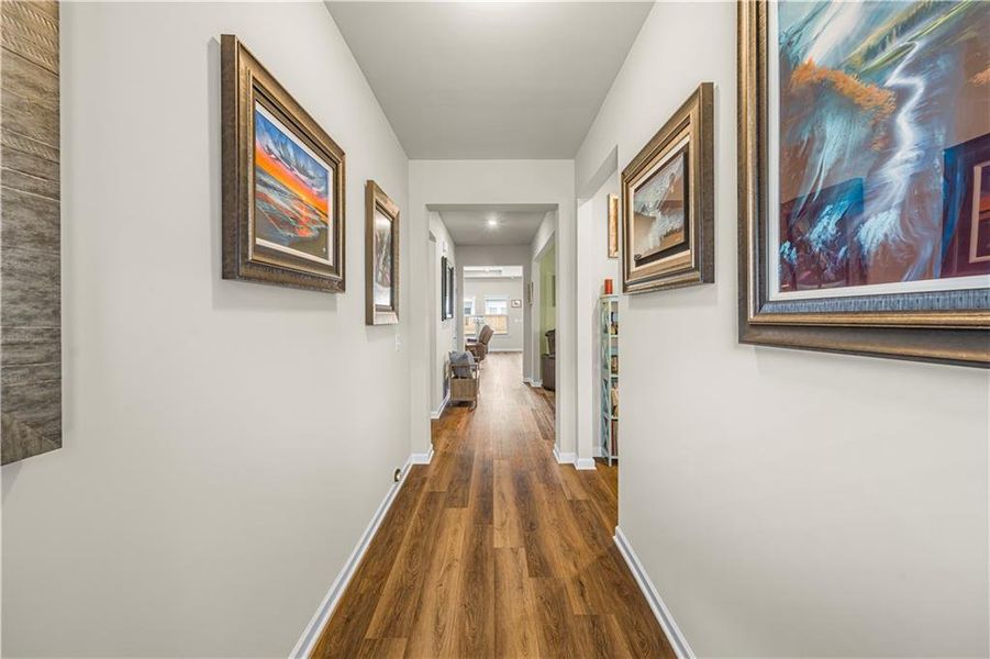 Furnished interior view inside a new home in , Cartersville (Image 24).