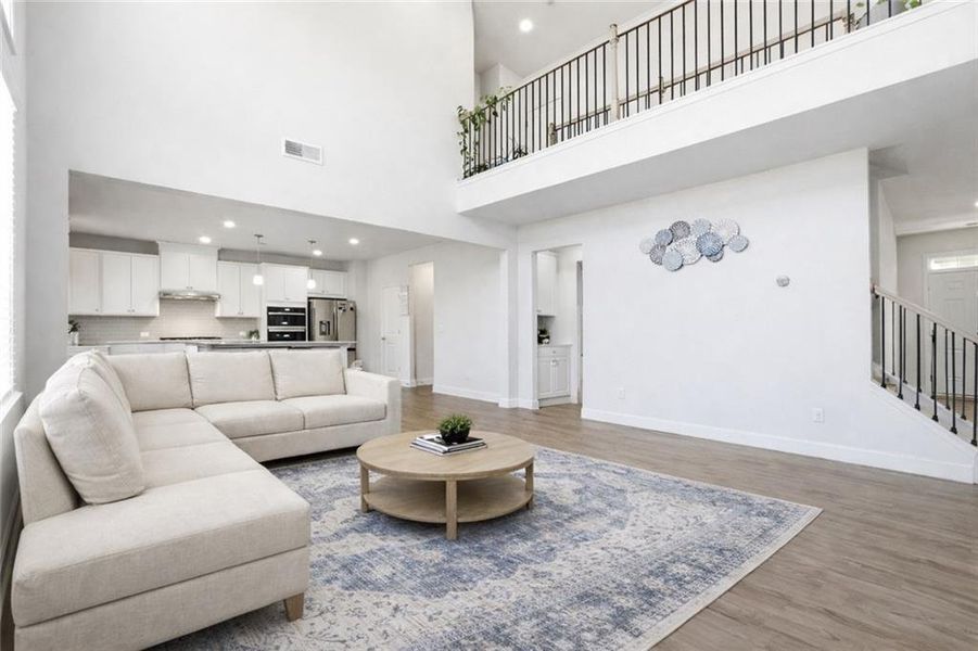 Furnished interior view inside a new home in Carmichael Farms, Canton (Image 16).