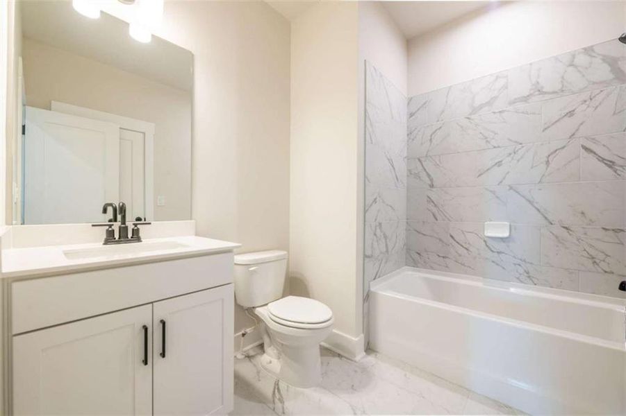 Furnished interior view inside a new home in The Paddocks at Doc Hughes, Buford (Image 4).