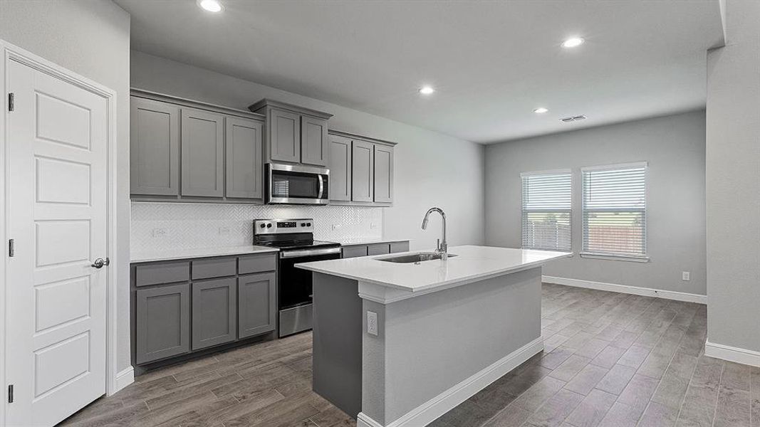 Furnished interior view inside a new home in Sandstone Estates, Granbury (Image 4).