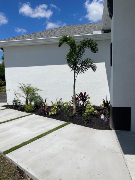 Exterior details and patio area of a home in , Naples (Image 4). Exterior details and patio area of a home in , Naples (Image 4).
