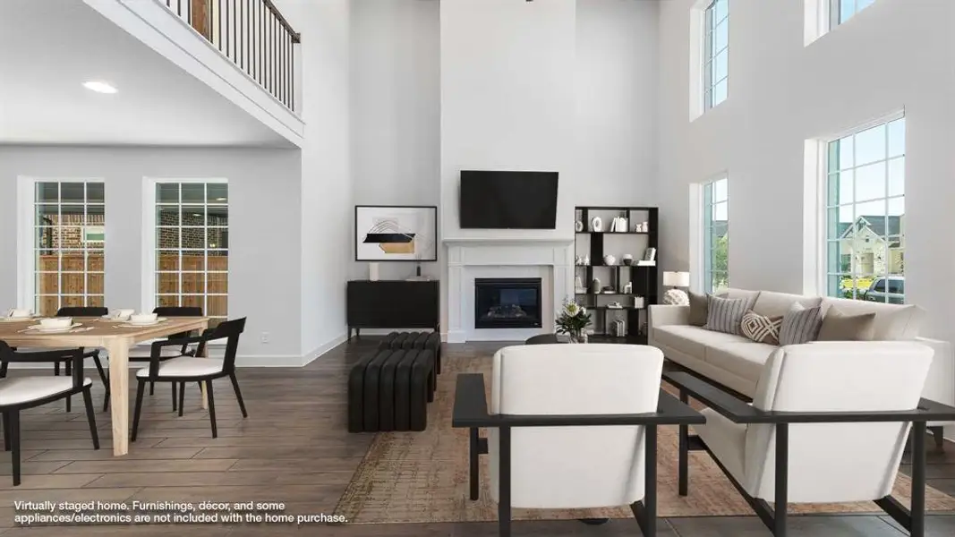Furnished interior view inside a new home in The Parks At Wilson Creek 40', Celina (Image 10).