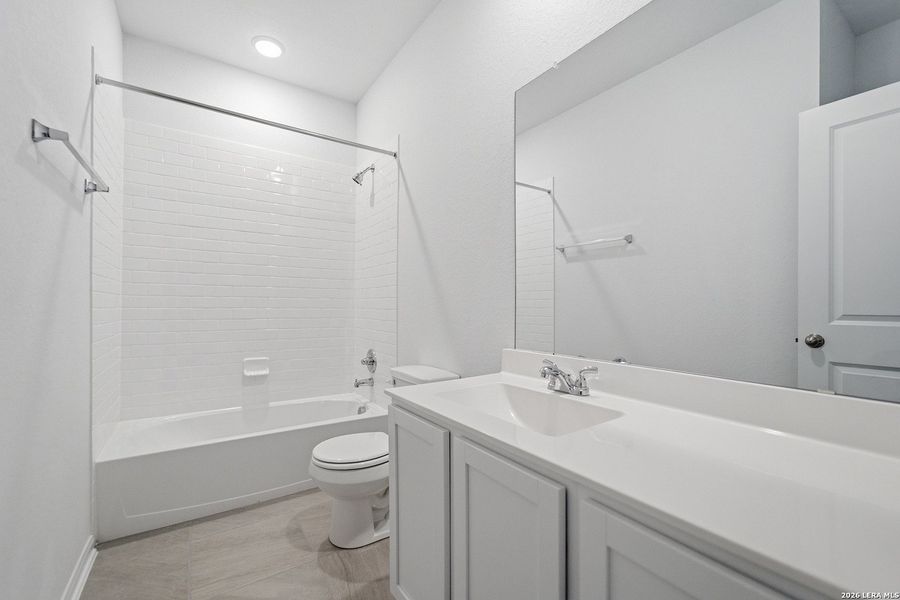 Furnished interior view inside a new home in Red Hawk Landing, San Antonio (Image 10).
