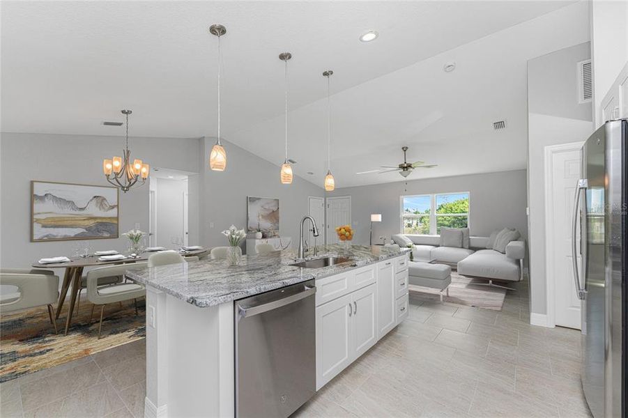 Furnished interior view inside a new home in , North Port (Image 39).