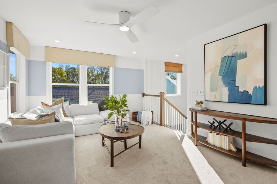 Representative furnished interior of a home built from the Hallmark by Del Webb in Del Webb Carolina Ridge, Midland (Image 18).