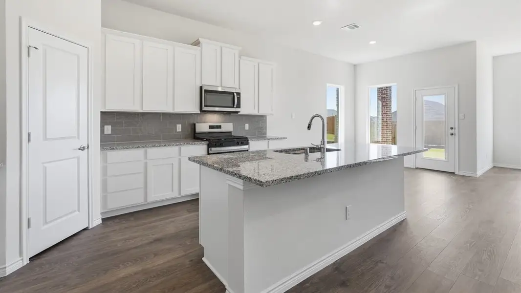 Furnished interior view inside a new home in Lakewood Trails, Forney (Image 3).