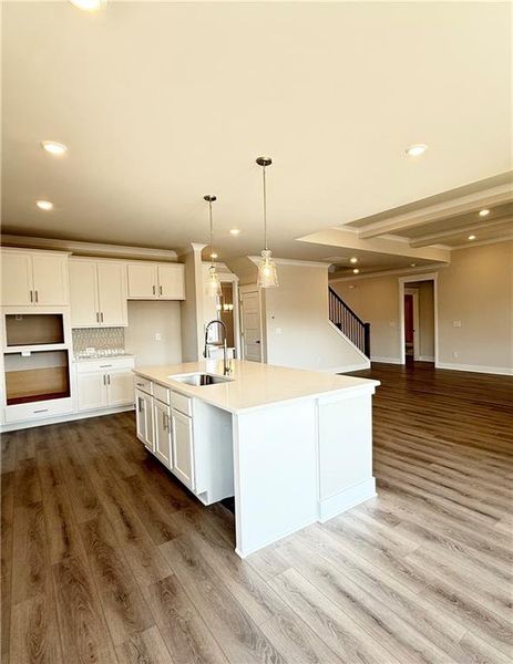 Furnished interior view inside a new home in Ponderosa Farms Manor, Gainesville (Image 14).