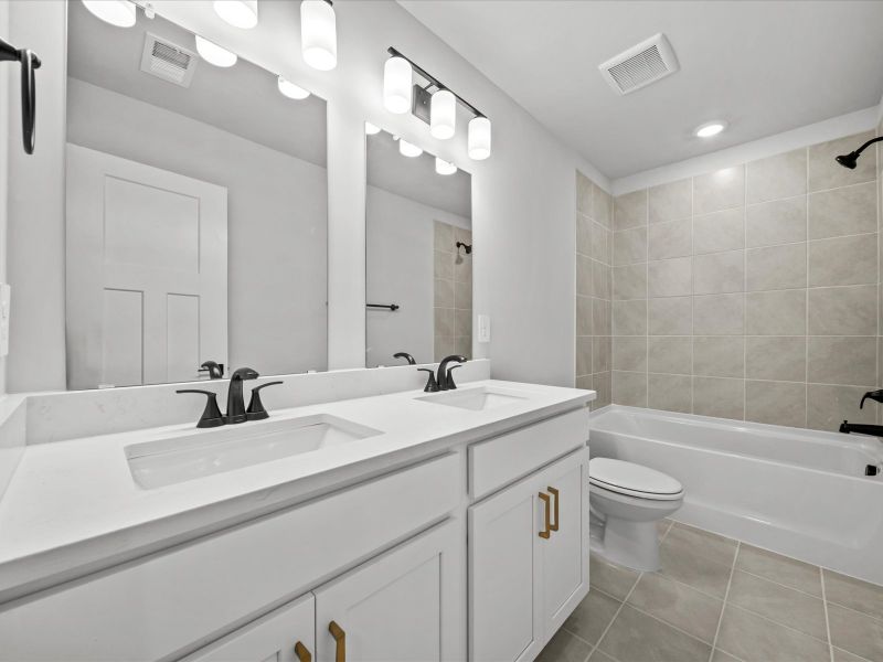 Furnished interior view inside a new home in Cedar Shoals - Signature Collection, Piedmont (Image 8).