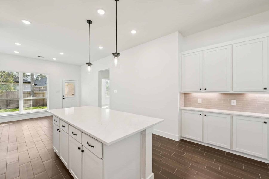 Furnished interior view inside a new home in The Woodlands Hills, Willis (Image 10).