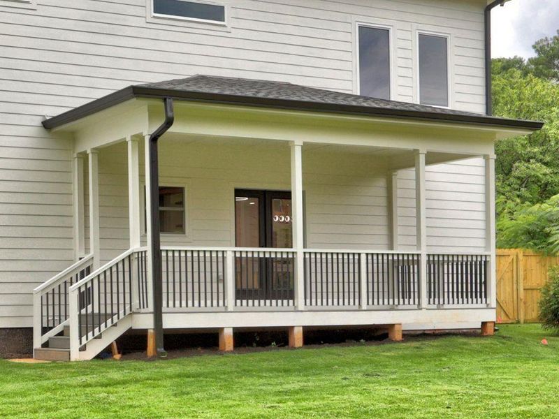Exterior details and patio area of a home in , Smyrna (Image 27).