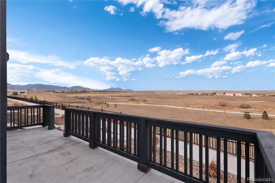 Exterior details and patio area of a home in Whisper Village, Arvada (Image 4).