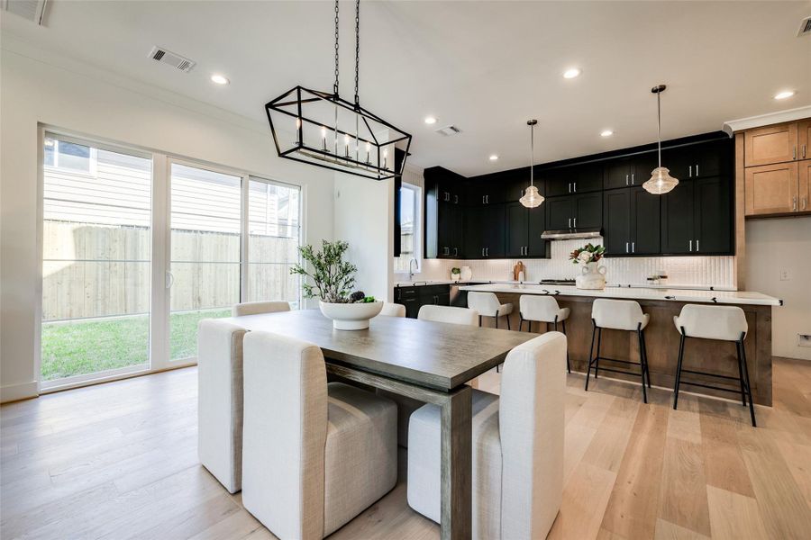 Furnished interior view inside a new home in , Houston (Image 18).