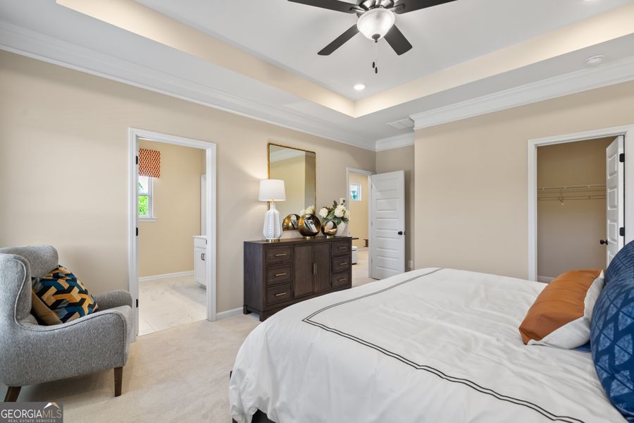 Furnished interior view inside a new home in Crescent Towns, Riverdale (Image 14).