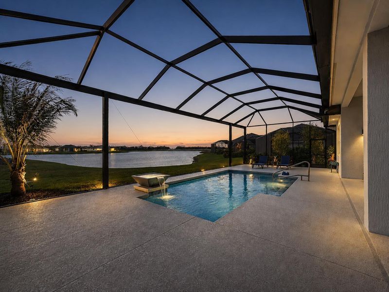 Sunset Views from the Pool