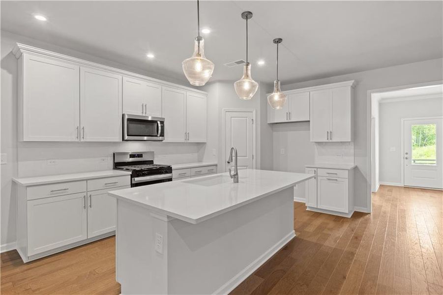 Furnished interior view inside a new home in Briar Creek, Atlanta (Image 5).