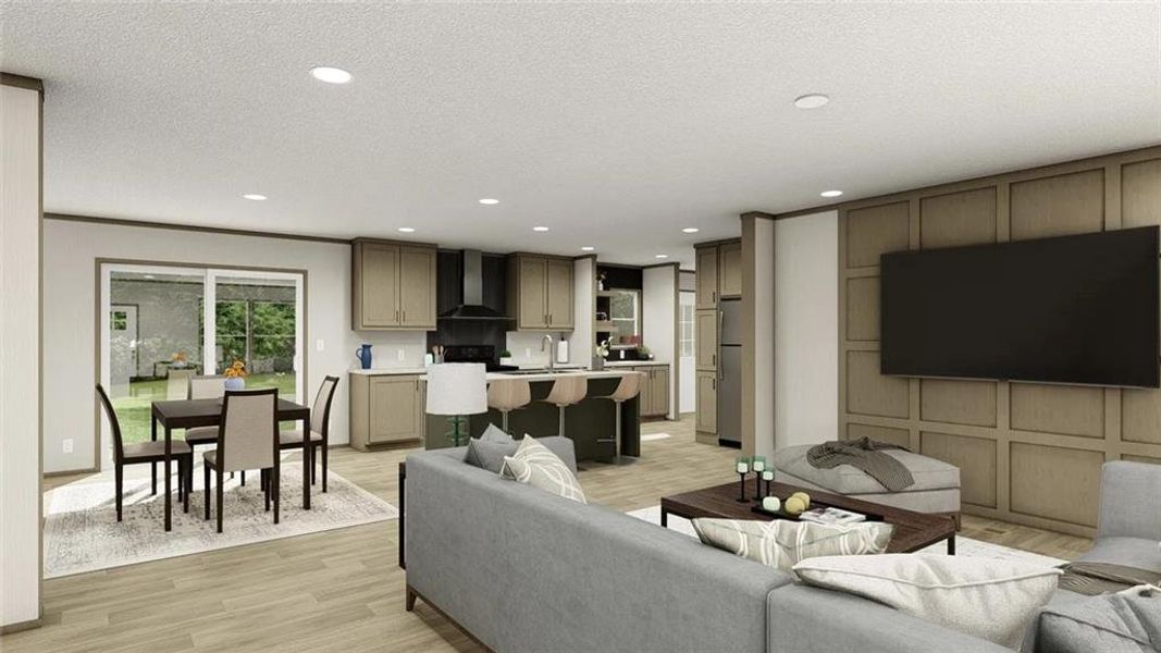 Furnished interior view inside a new home in , Talking Rock (Image 3). Furnished interior view inside a new home in , Talking Rock (Image 3).