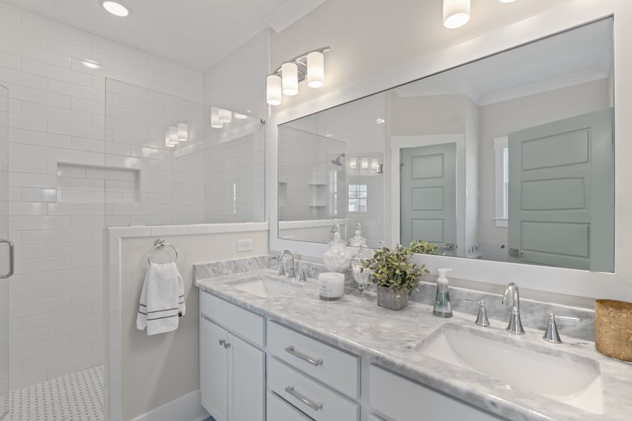 Representative furnished interior of a home built from the Scout by Bill Clark Homes in Sidbury Landing, Wilmington (Image 65).