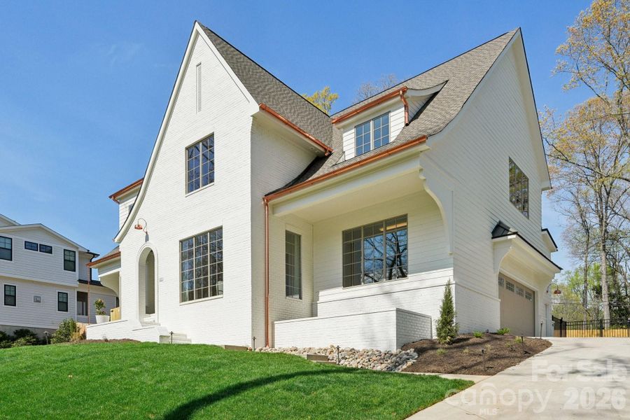 Front exterior of a new home in , Charlotte, NC, highlighting curb appeal (Image 1). Front exterior of a new home in , Charlotte, NC, highlighting curb appeal (Image 1).