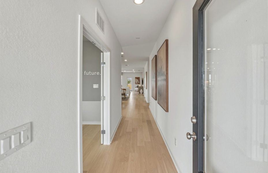 Representative unfurnished interior of a home built from the Hewitt by Centex in Vantage, San Marcos (Image 22).