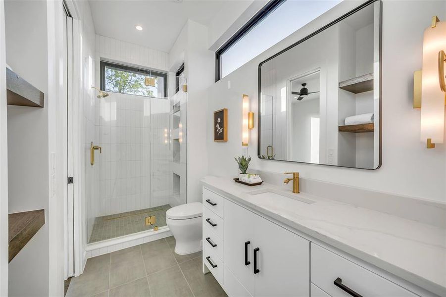 No guest has to compromise with large ensuite bathrooms and walk-in closets for each one.