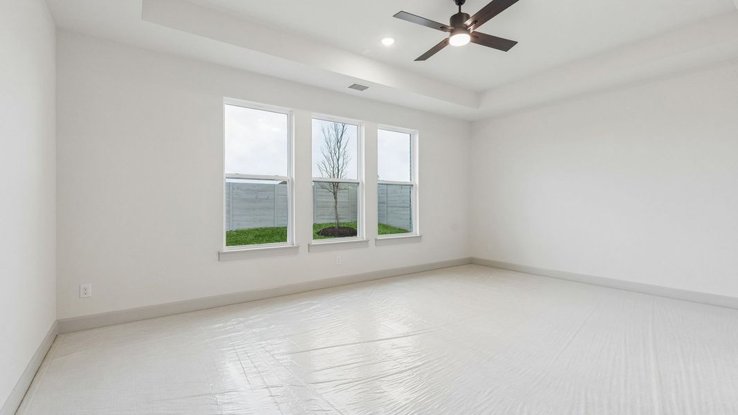 Representative unfurnished interior of a home built from the Toulouse II by Normandy Homes in Rainwater Crossing, Celina (Image 22).