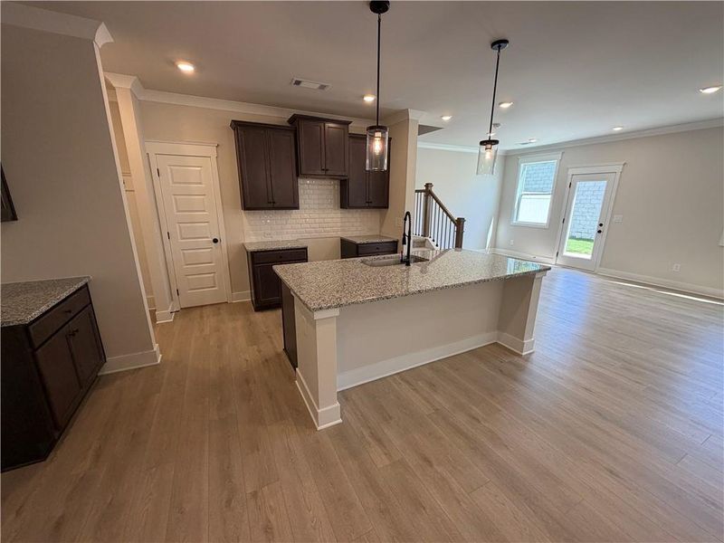Furnished interior view inside a new home in Millstone at Mundy Mill, Gainesville (Image 9).