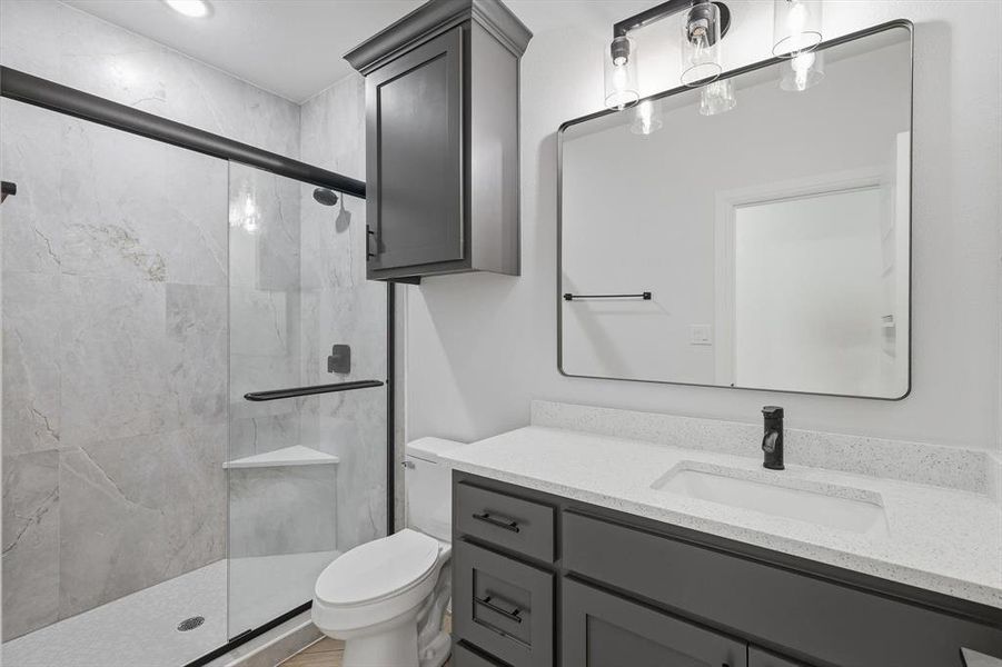 Furnished interior view inside a new home in , Sanger (Image 12).