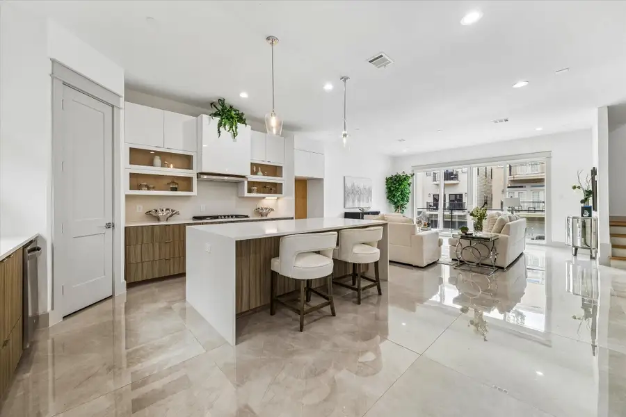 Furnished interior view inside a new home in , Houston (Image 10).