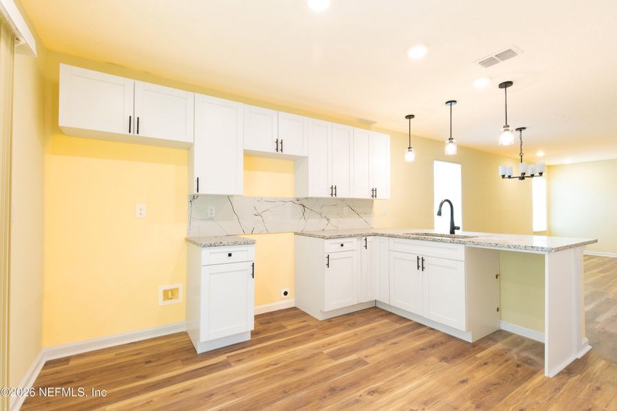 Furnished interior view inside a new home in , Jacksonville (Image 8). Furnished interior view inside a new home in , Jacksonville (Image 8).