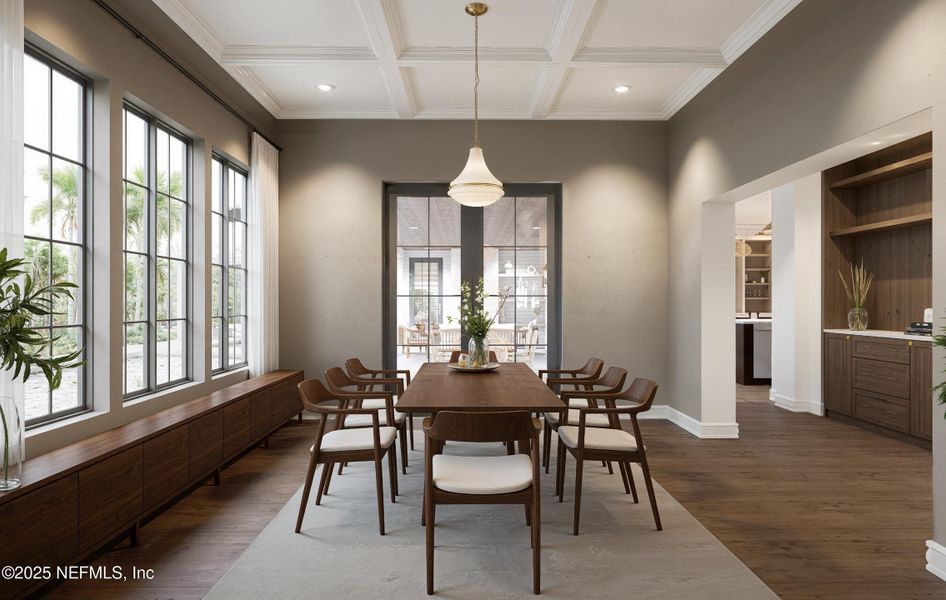 Furnished interior view inside a new home in , Ponte Vedra Beach (Image 33).