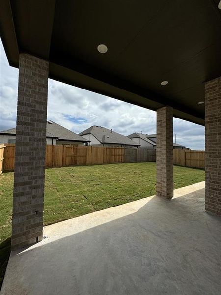 HOME IN PROGRESS - Huge outdoor covered patio easy for entertaining or relaxing!