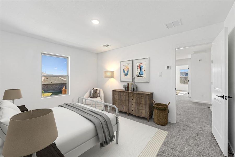 Furnished interior view inside a new home in Caldwell Lakes, Dallas (Image 14). Furnished interior view inside a new home in Caldwell Lakes, Dallas (Image 14).