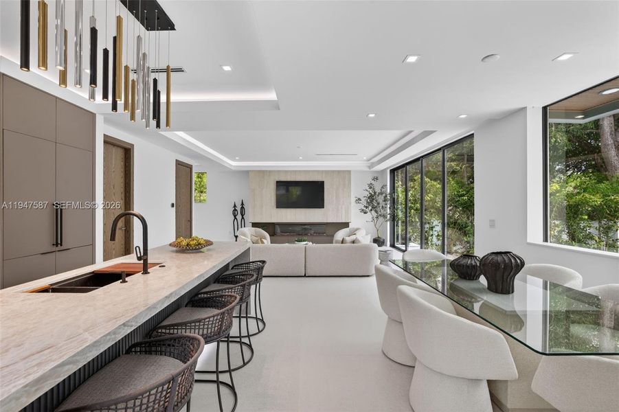 Furnished interior view inside a new home in , Fort Lauderdale (Image 41).