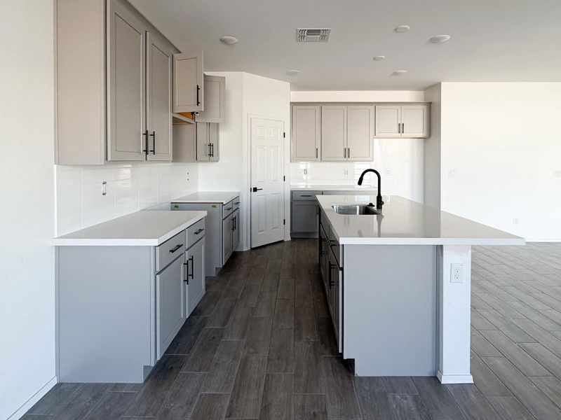 Kitchen featuring the Minimalist Collection Kitchen featuring the Minimalist Collection