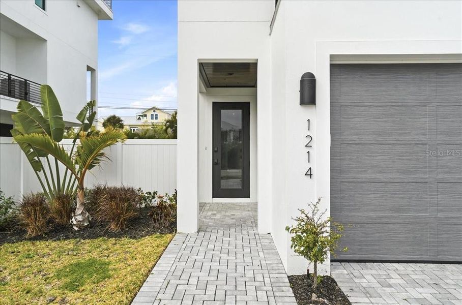 Exterior details and patio area of a home in , Englewood (Image 43).