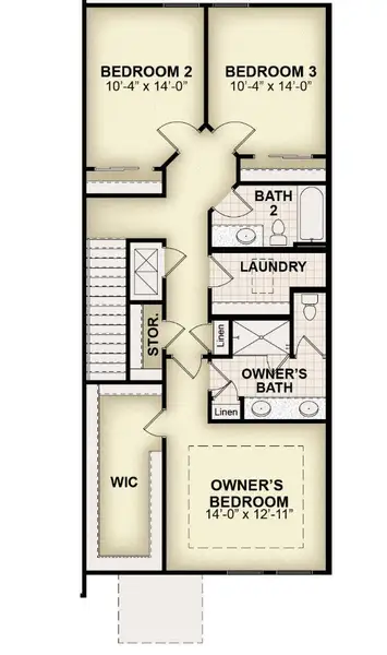 2D floor plan layout for the Avalon by Rockwell Homes in Whaley Grove, St. Cloud, FL (Image 4). 2D floor plan layout for the Avalon by Rockwell Homes in Whaley Grove, St. Cloud, FL (Image 4).