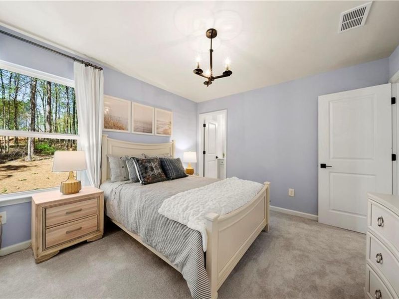 Furnished interior view inside a new home in Riverwood, Dallas (Image 42).