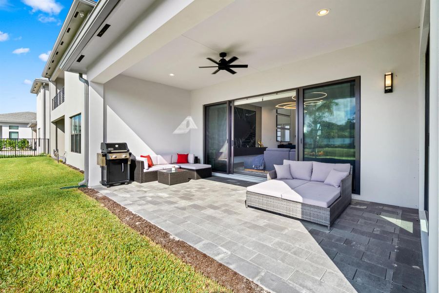 Exterior details and patio area of a home in , Boca Raton (Image 3). Exterior details and patio area of a home in , Boca Raton (Image 3).
