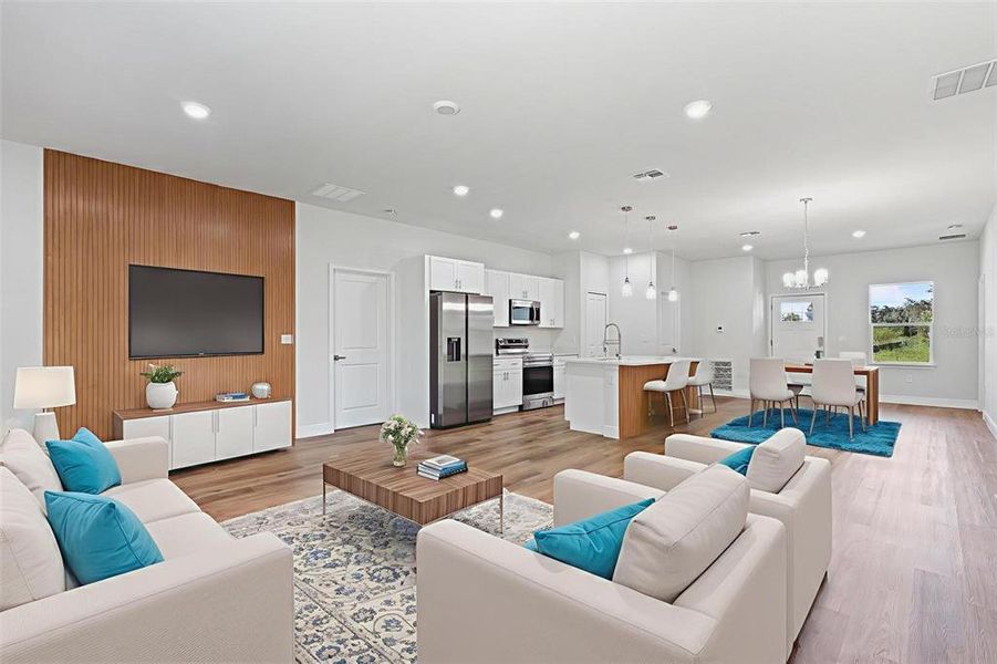 Furnished interior view inside a new home in , Ocala (Image 25).